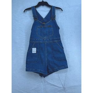 Free People Lee 1940's Bib Romper Shorts